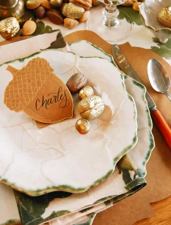 Acorn Place Card