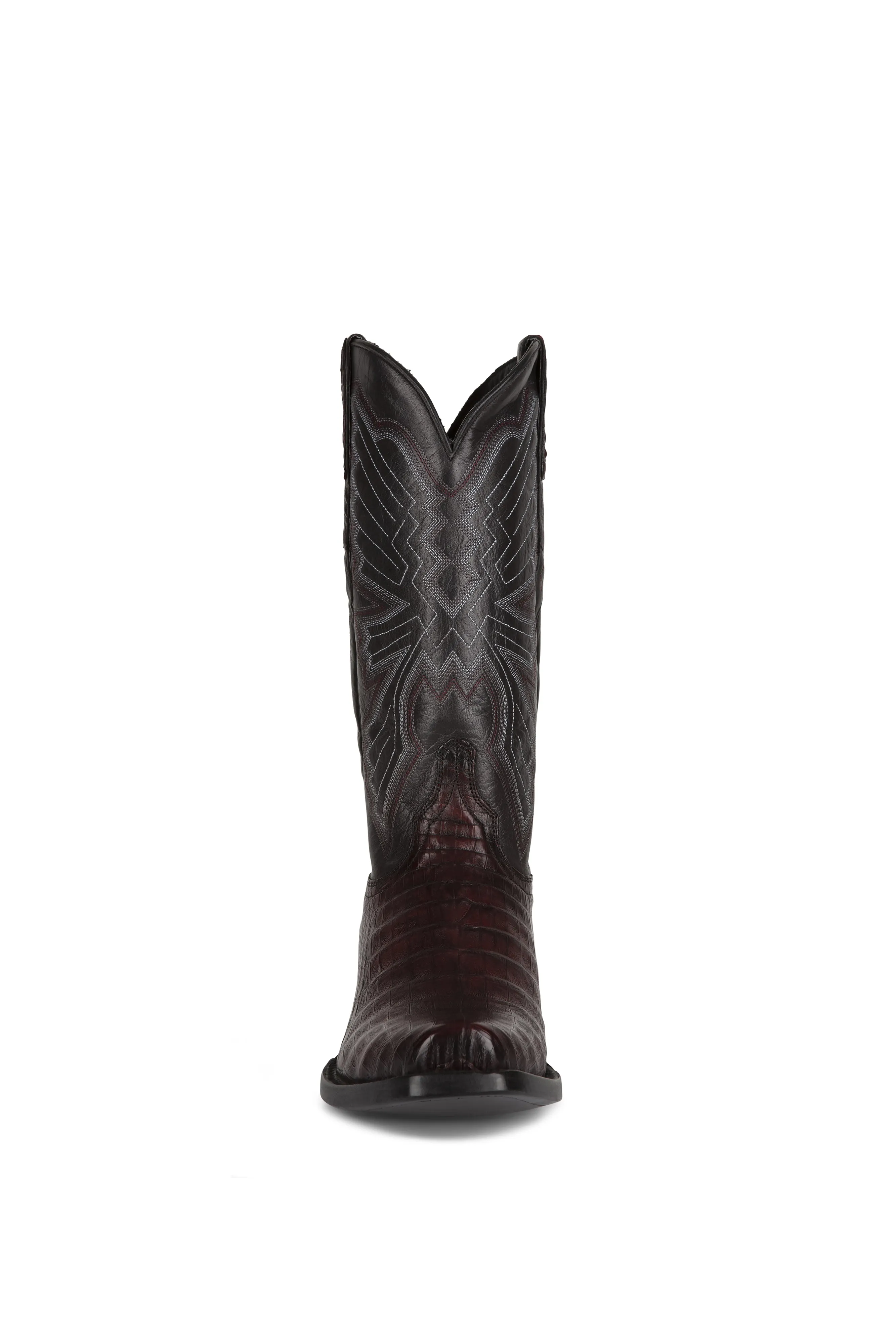 Allens Brand - Carson Caiman - Cutter Toe - Black Cherry