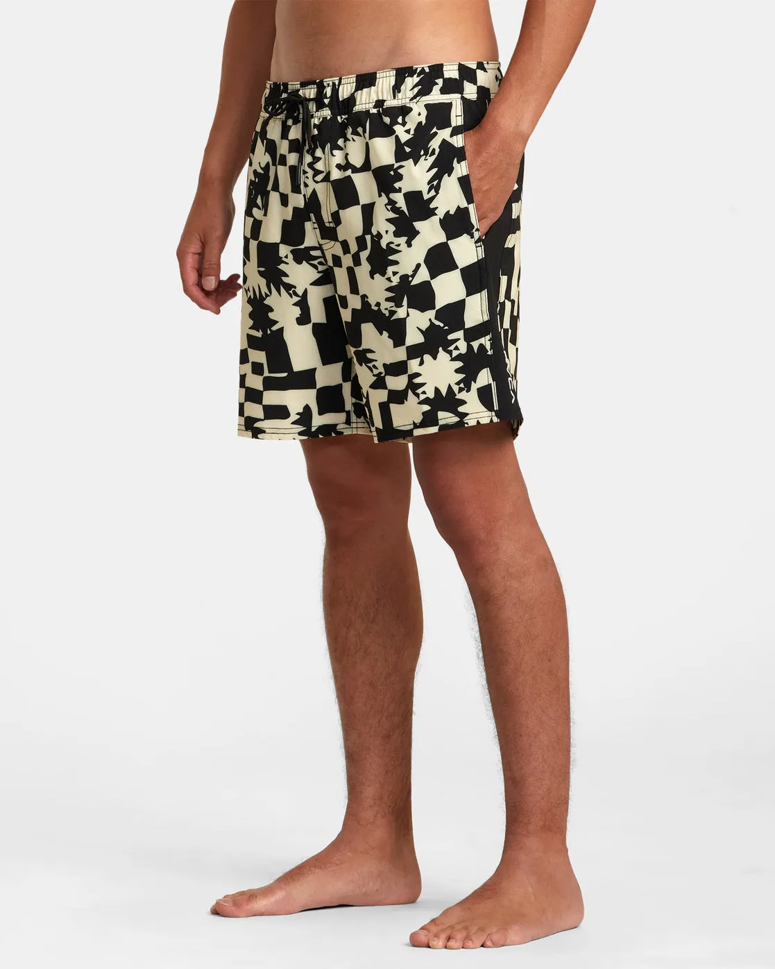 Apex Elastic Waist 17 Boardshorts - Black