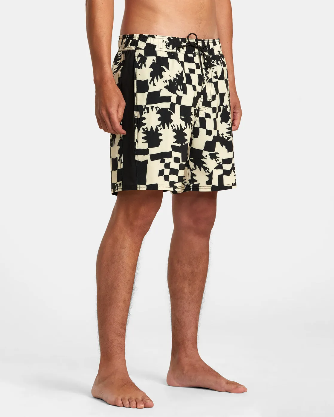 Apex Elastic Waist 17 Boardshorts - Black