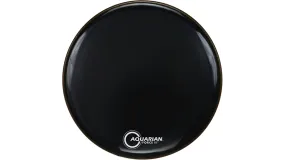 Aquarian Force II Resonant Bass Drum Head Black 20 in.