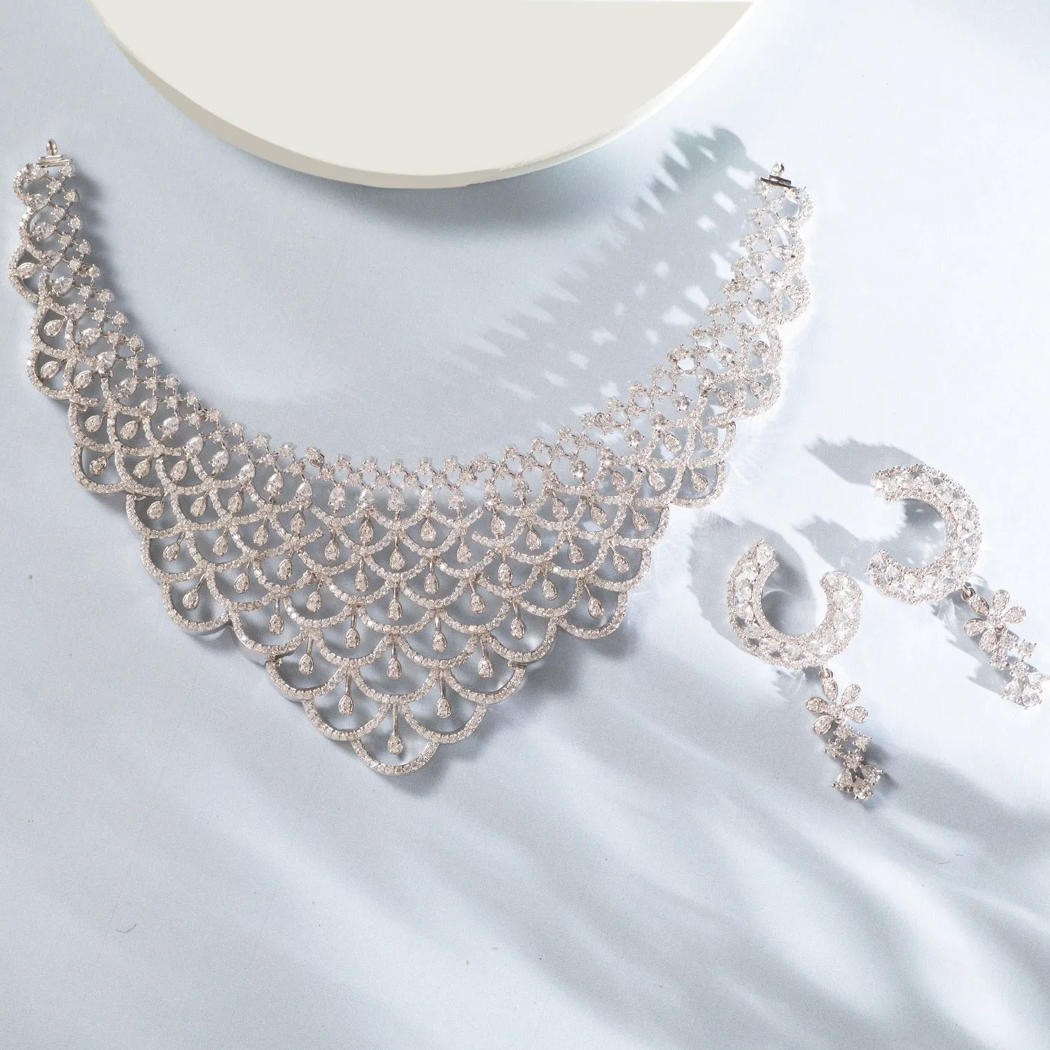 Avira Delicate CZ Choker Set