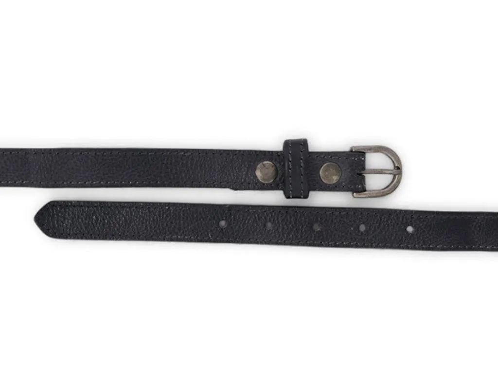 Bed Stu MONAE Belt Black Lux Genuine Leather A200039 BKLX