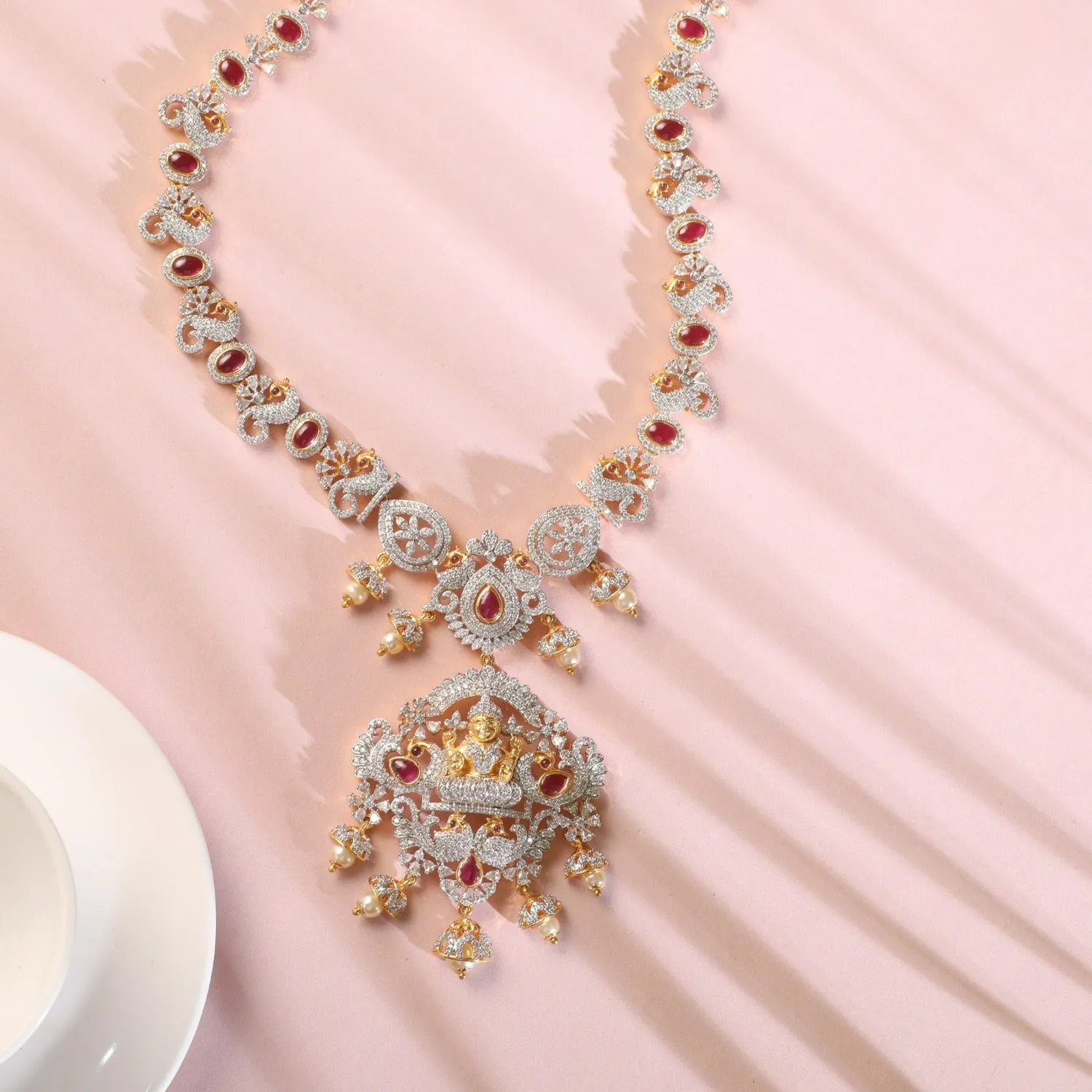 Beena Nakshatra CZ Necklace Set