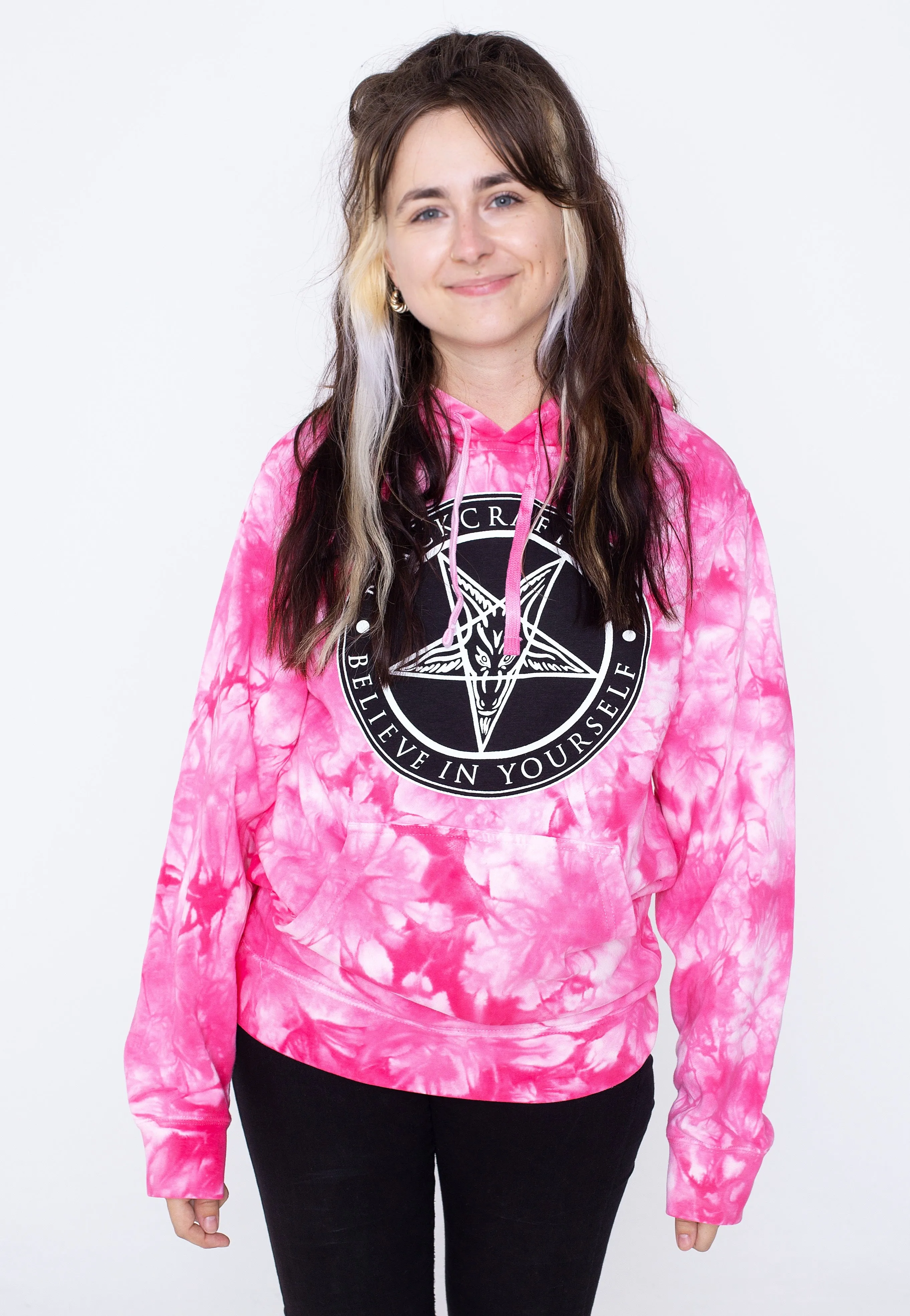 Black Craft Cult - Believe In Yourself Pink Tie Dye - Hoodie