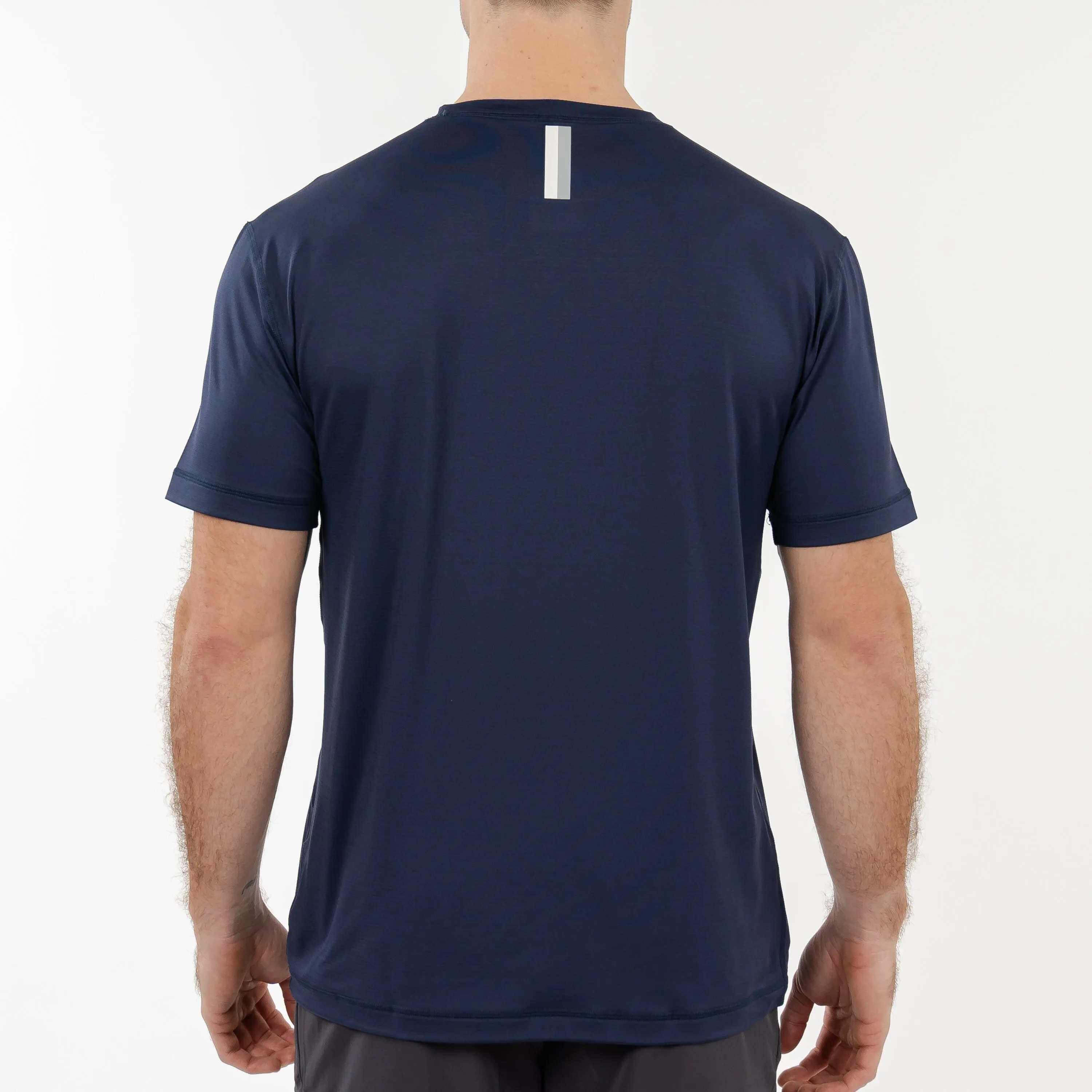 Blitz Tech Tee | Solid - Fleet Navy