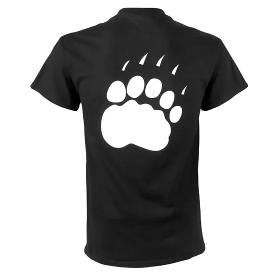 Bowdoin Tee with Paw Print on Back