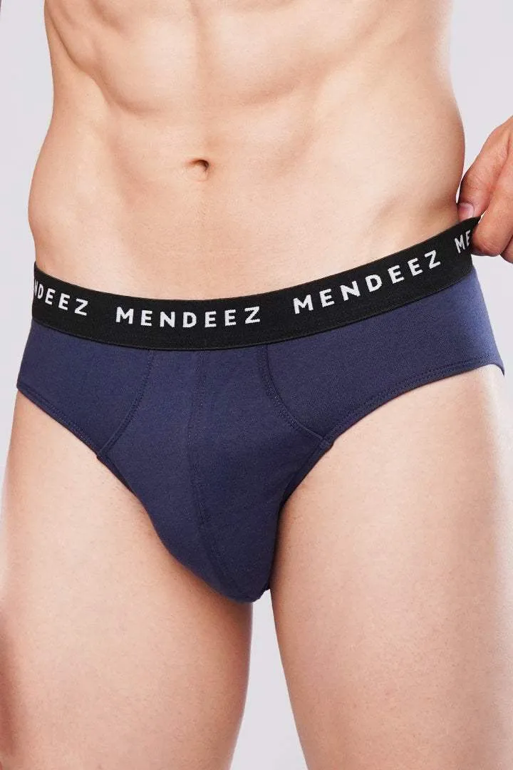 Briefs - Black, Charcoal Grey & Navy Blue Pack Of 3