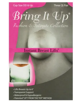 Bring it Up Plus Size Breast Lifts - D Cup & Larger - Pack of 3