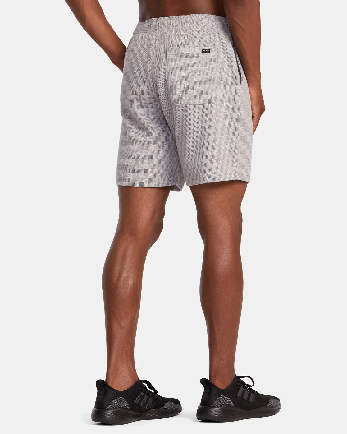 C-Able Waffle Knit Shorts - Heather Grey