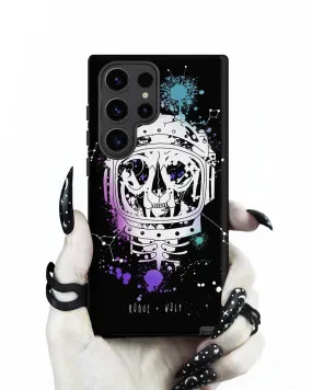 Cat-Astro-Phe Tough Phone Case for Samsung - Grunge Aesthetic Witchy Goth Cell Phone Cover Anti-Scratch Cool Gothic Gift