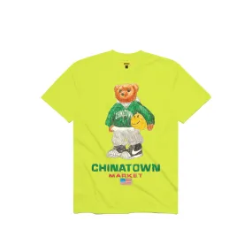 Chinatown Market Mens Smiley Sketch Basketball Bear Tee