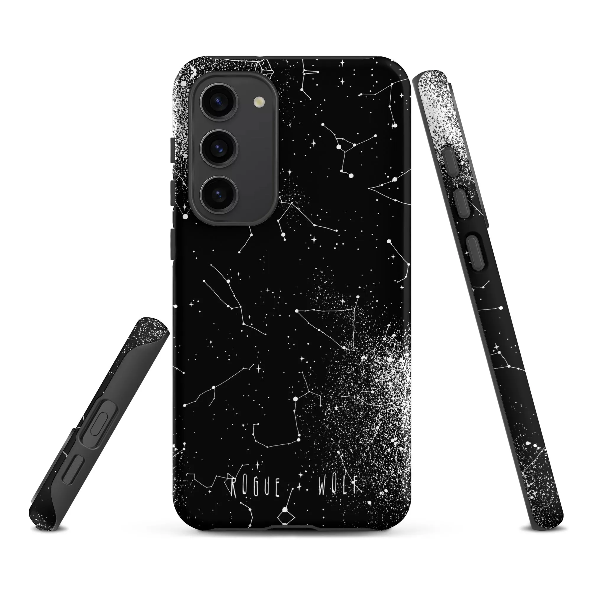 Constellation Tough Phone Case for Samsung - Shockproof Anti-scratch Witchy Goth Cover Cool Gothic Christmas Gifts