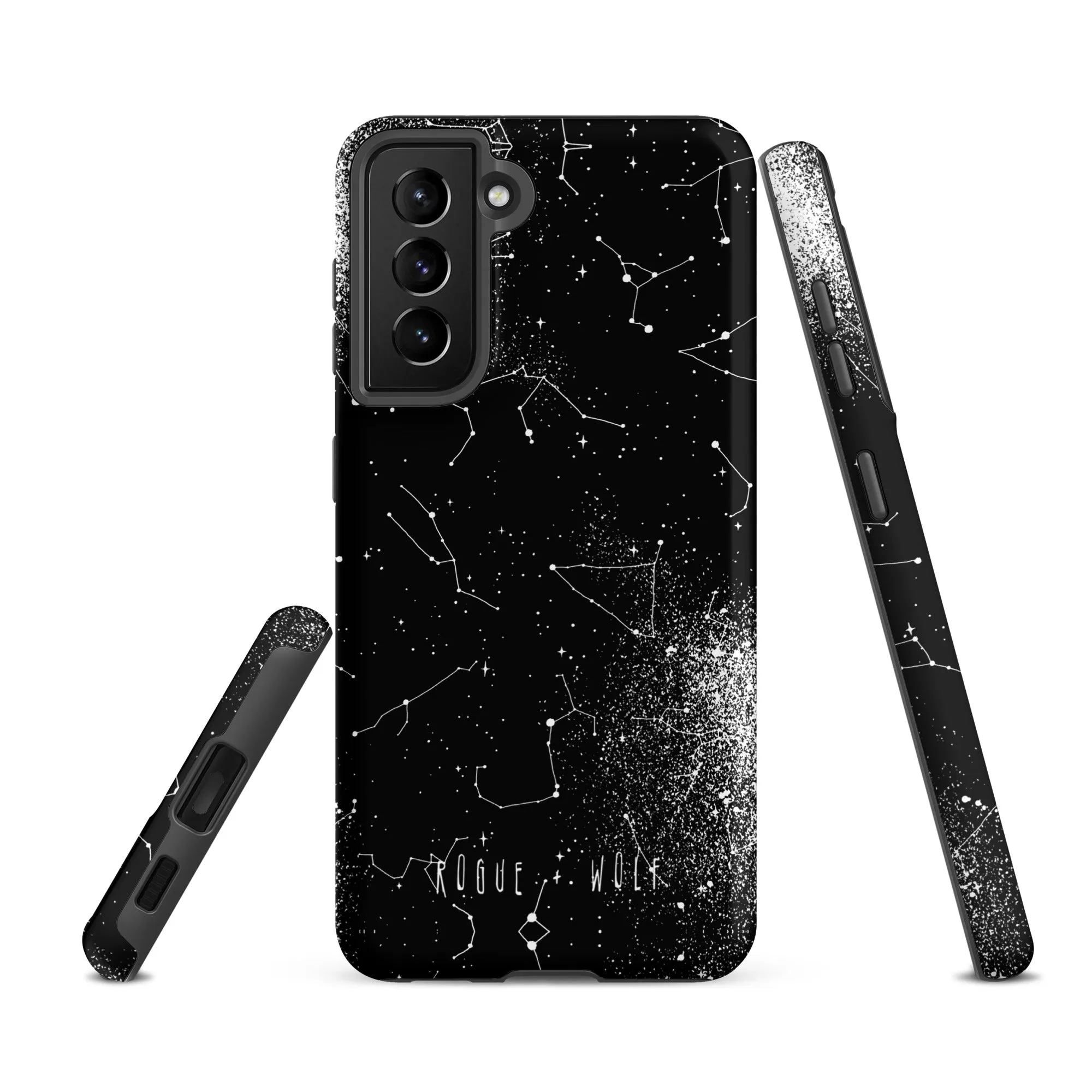 Constellation Tough Phone Case for Samsung - Shockproof Anti-scratch Witchy Goth Cover Cool Gothic Christmas Gifts