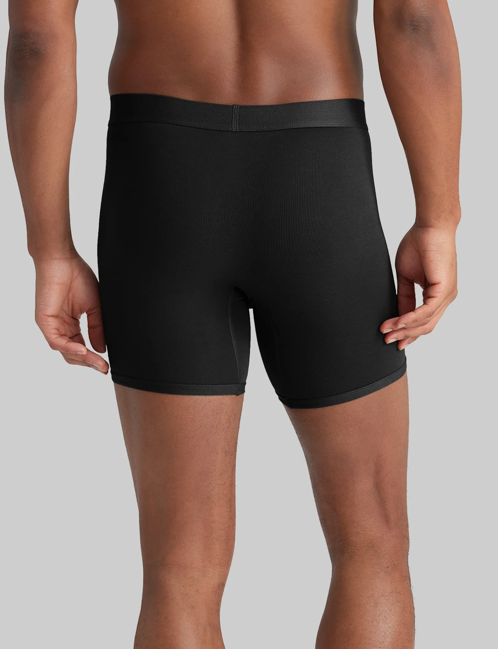 Cool Cotton Mid-Length Boxer Brief 6"