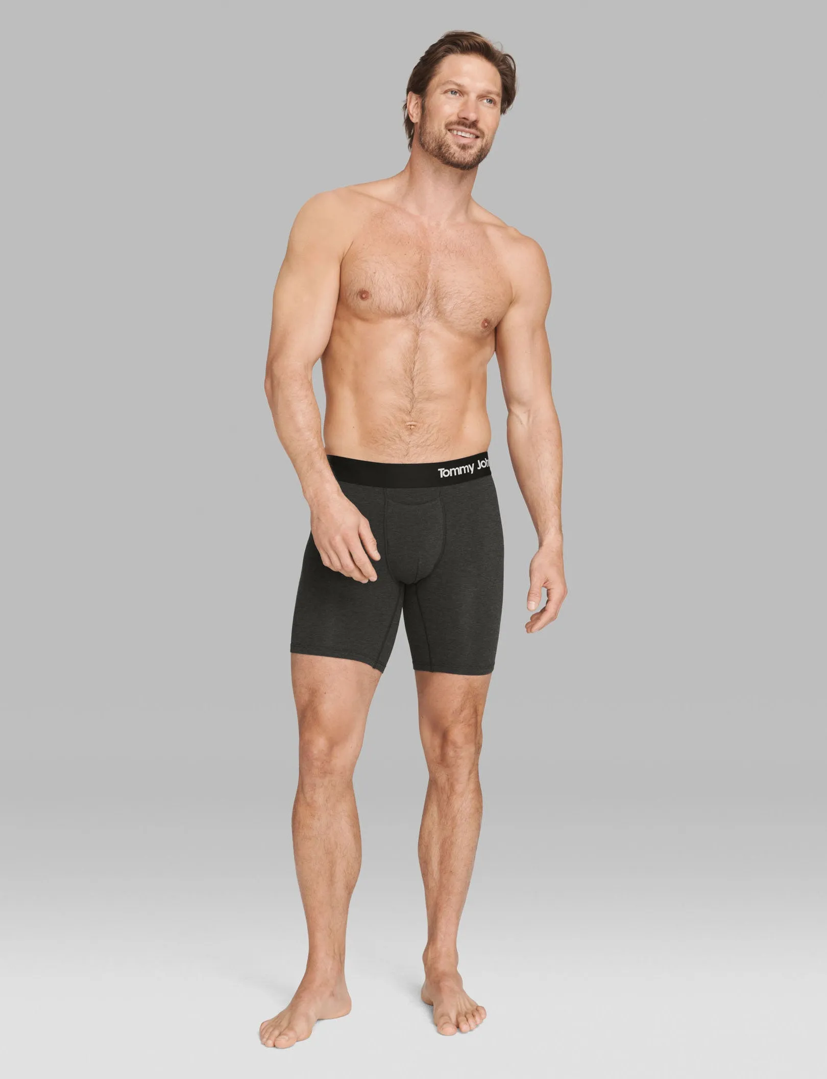 Cool Cotton Mid-Length Boxer Brief 6"