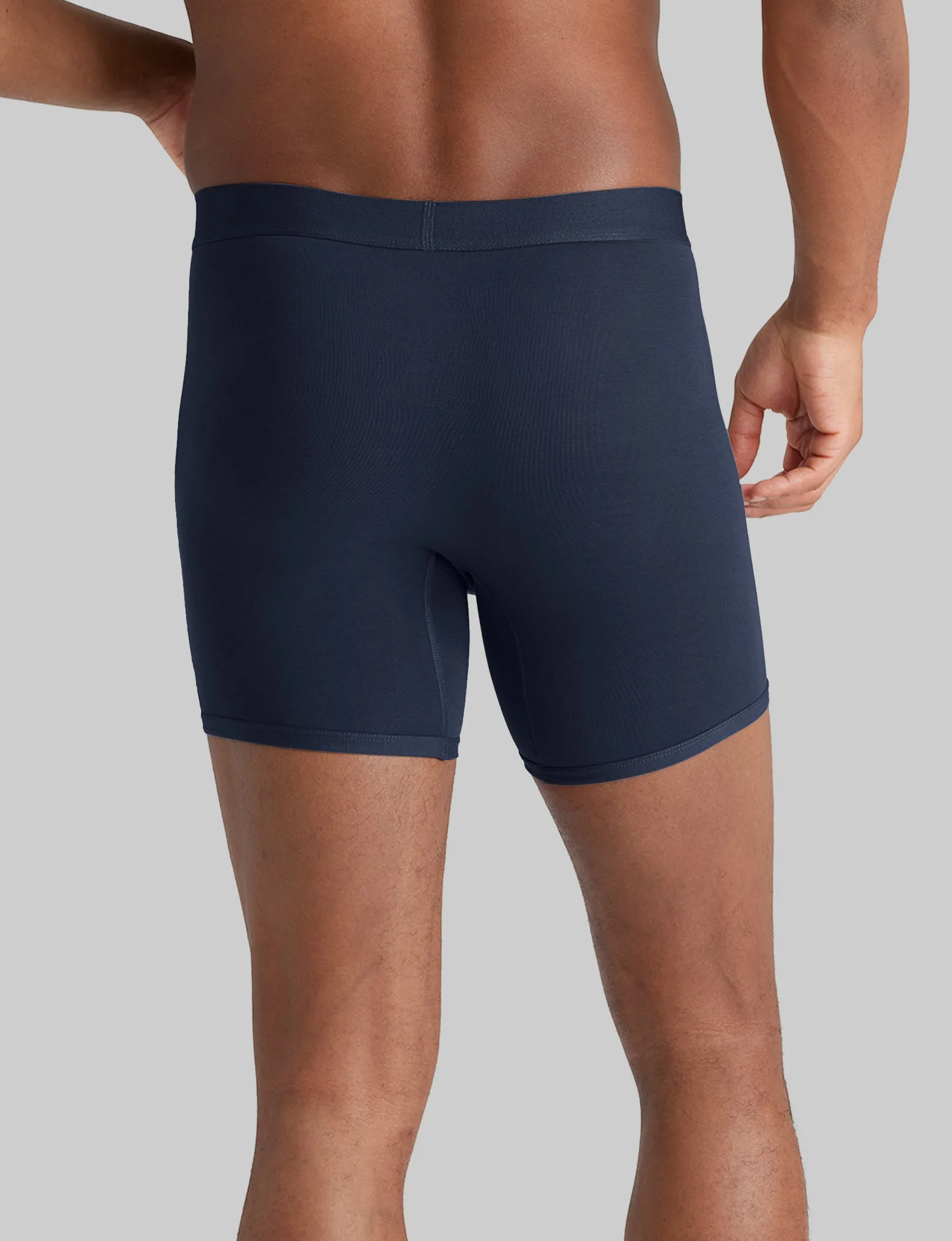 Cool Cotton Mid-Length Boxer Brief 6"