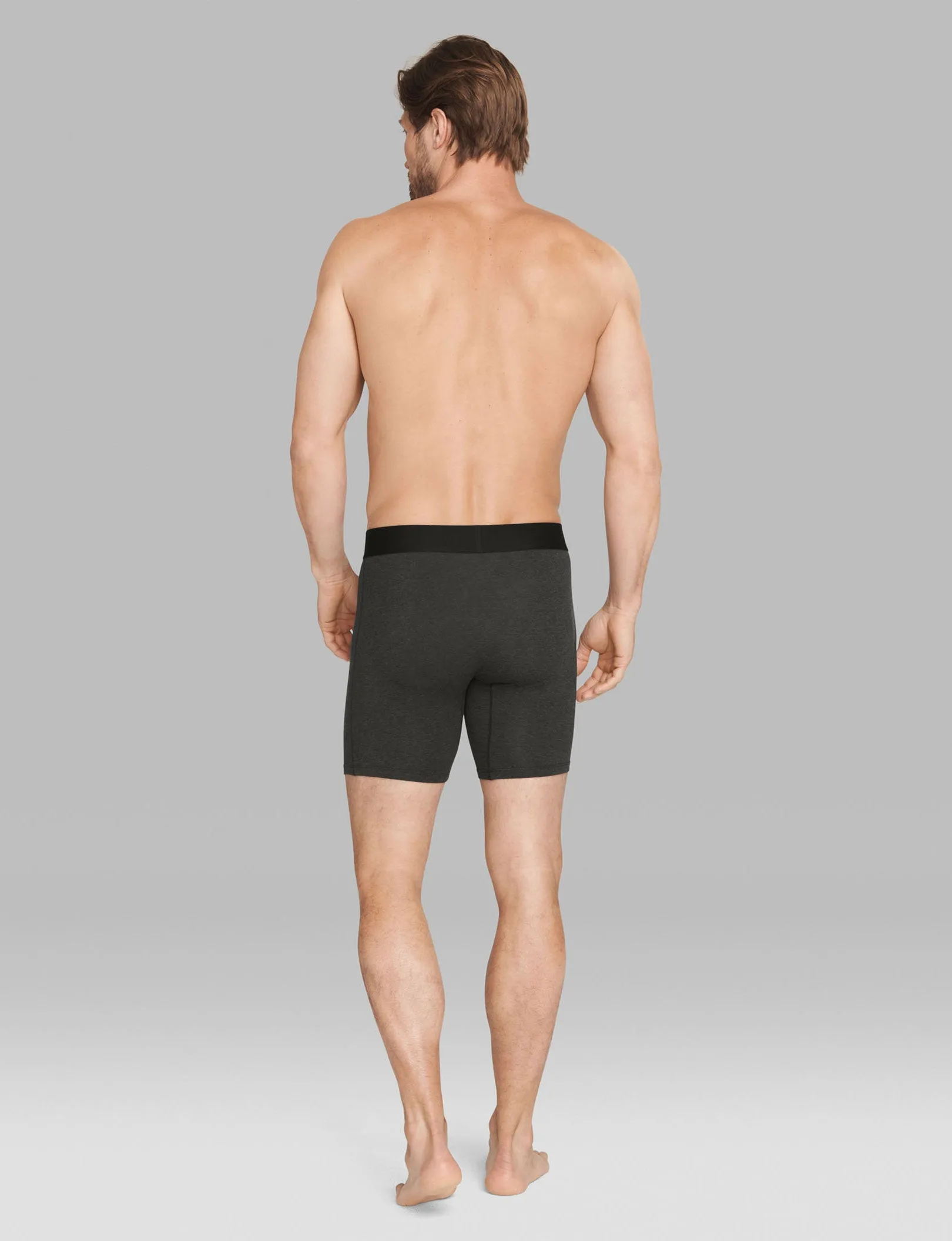 Cool Cotton Mid-Length Boxer Brief 6"