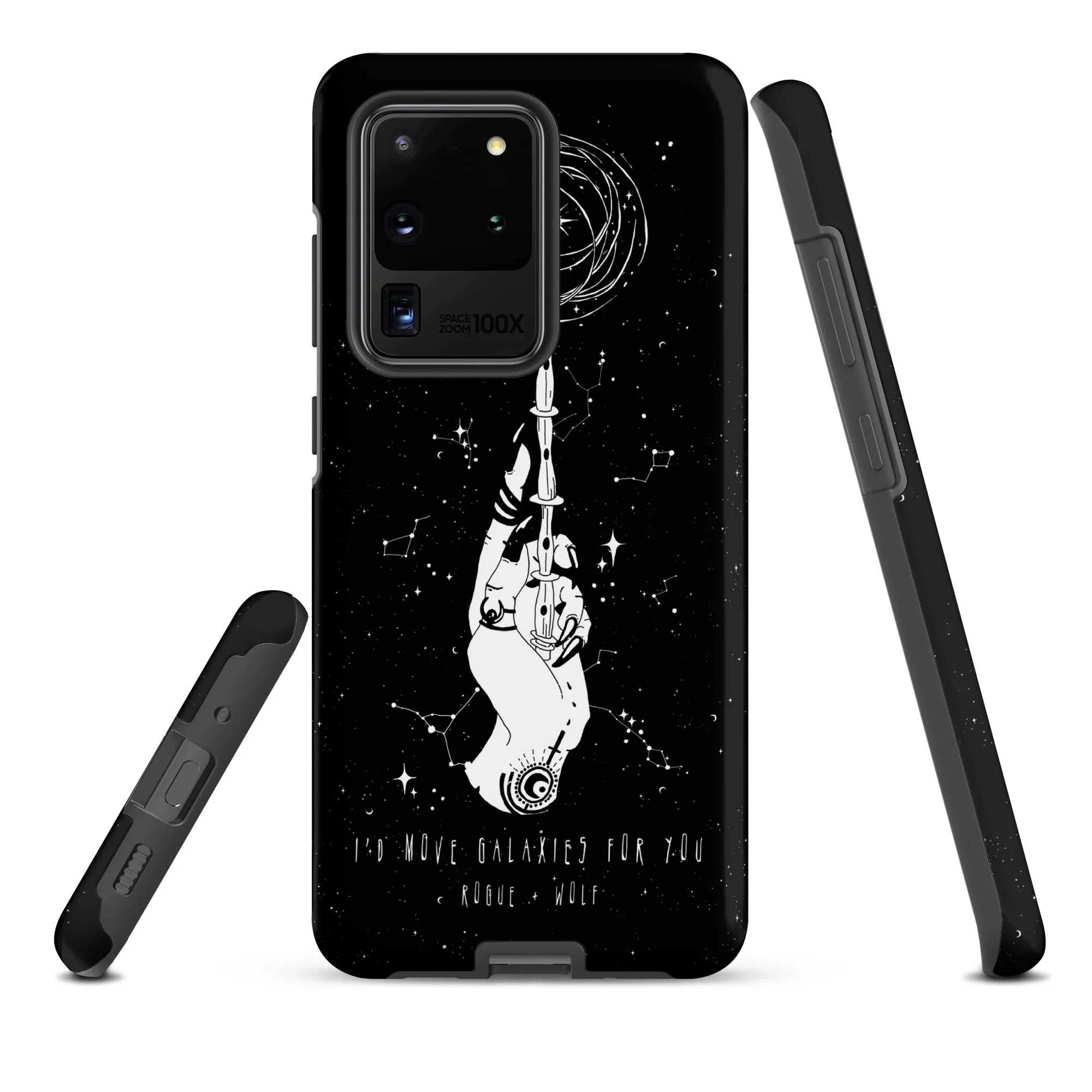 Cosmic Devotion Tough Phone Case for Samsung - Shockproof Witchy Phone Cover Anti-scratch Goth Cell Phone Case Cool Gothic gifts