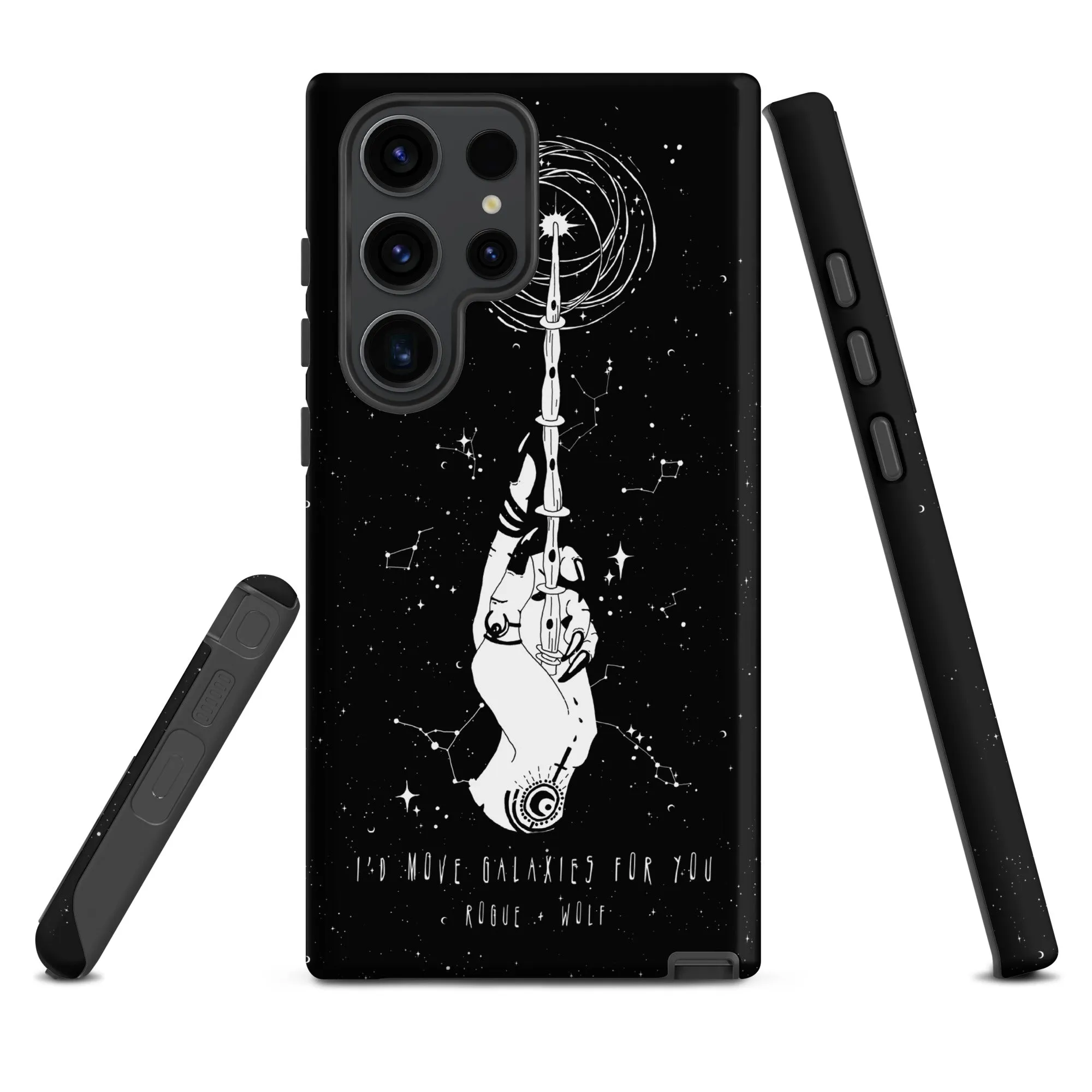 Cosmic Devotion Tough Phone Case for Samsung - Shockproof Witchy Phone Cover Anti-scratch Goth Cell Phone Case Cool Gothic gifts