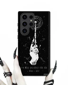 Cosmic Devotion Tough Phone Case for Samsung - Shockproof Witchy Phone Cover Anti-scratch Goth Cell Phone Case Cool Gothic gifts