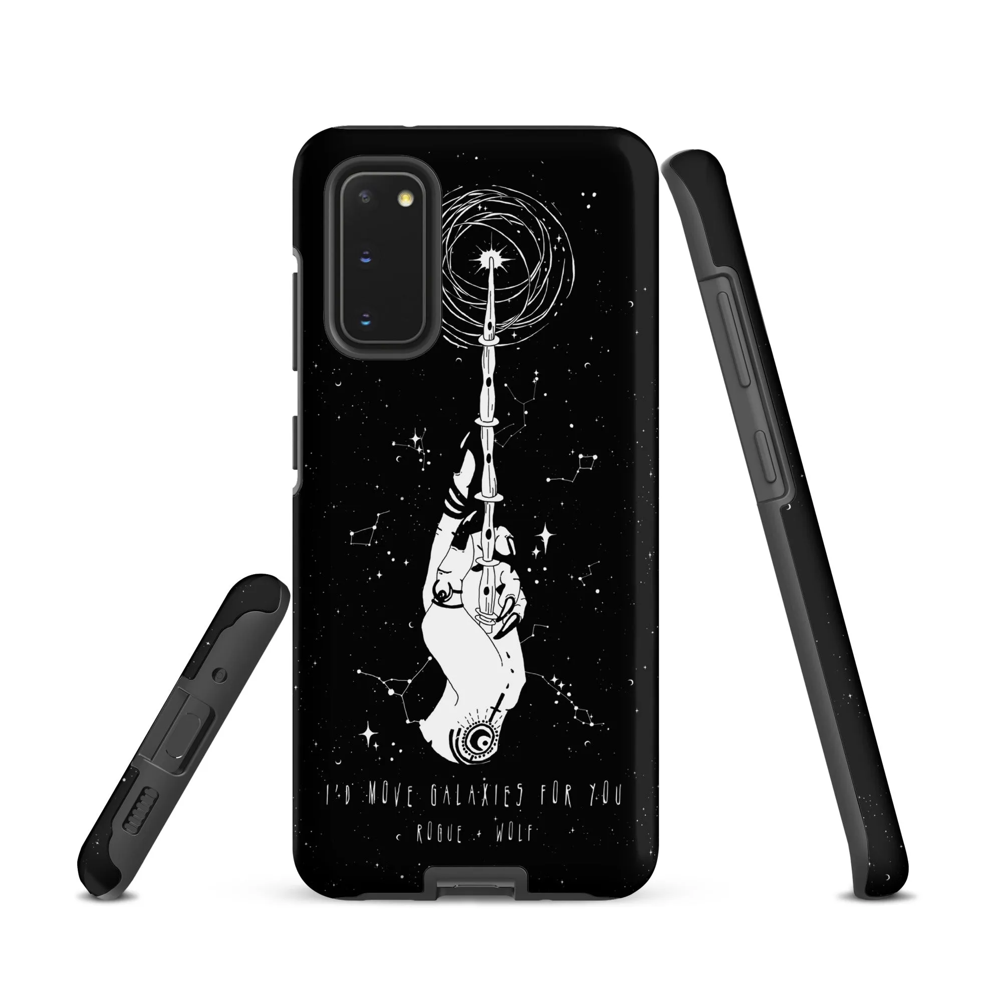 Cosmic Devotion Tough Phone Case for Samsung - Shockproof Witchy Phone Cover Anti-scratch Goth Cell Phone Case Cool Gothic gifts