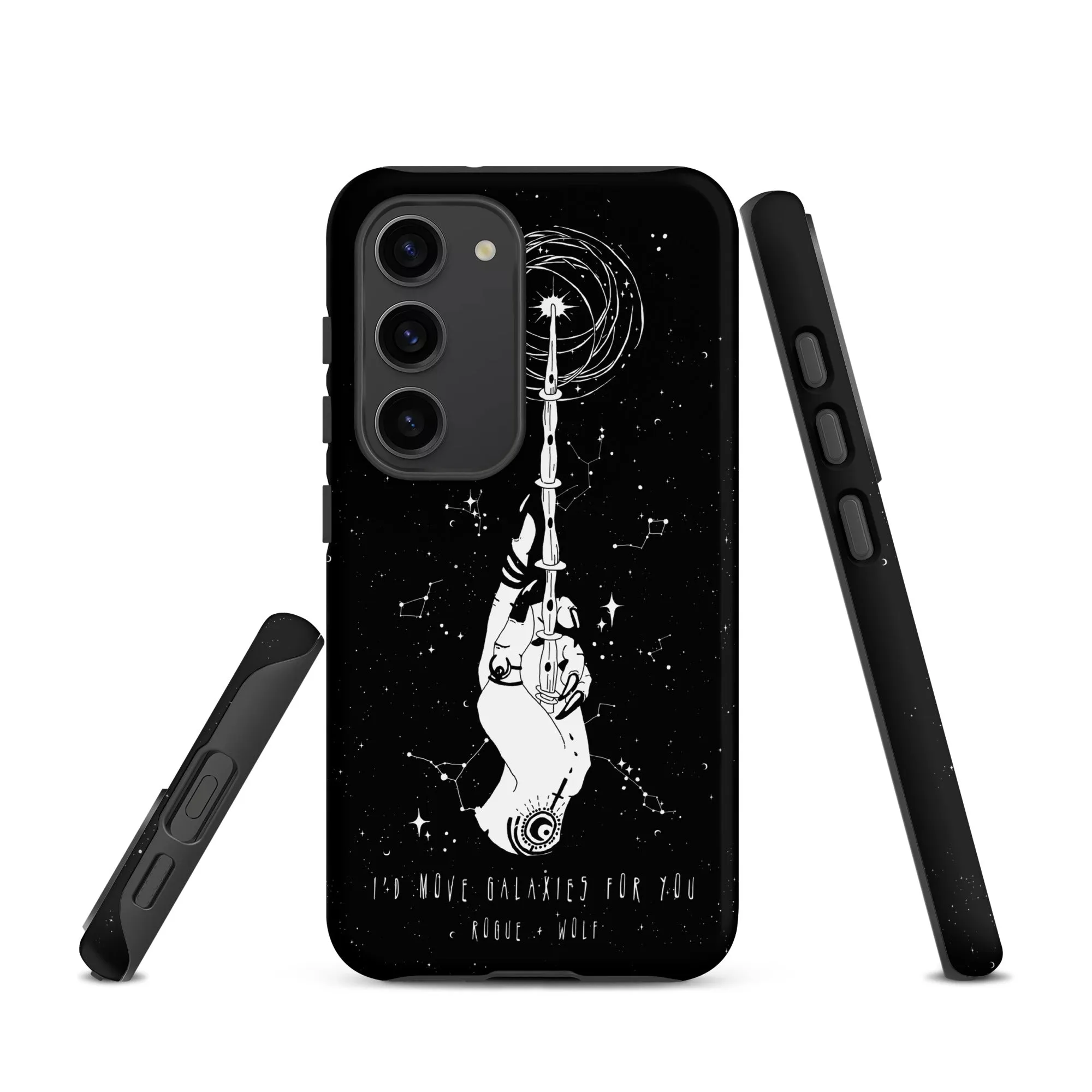 Cosmic Devotion Tough Phone Case for Samsung - Shockproof Witchy Phone Cover Anti-scratch Goth Cell Phone Case Cool Gothic gifts