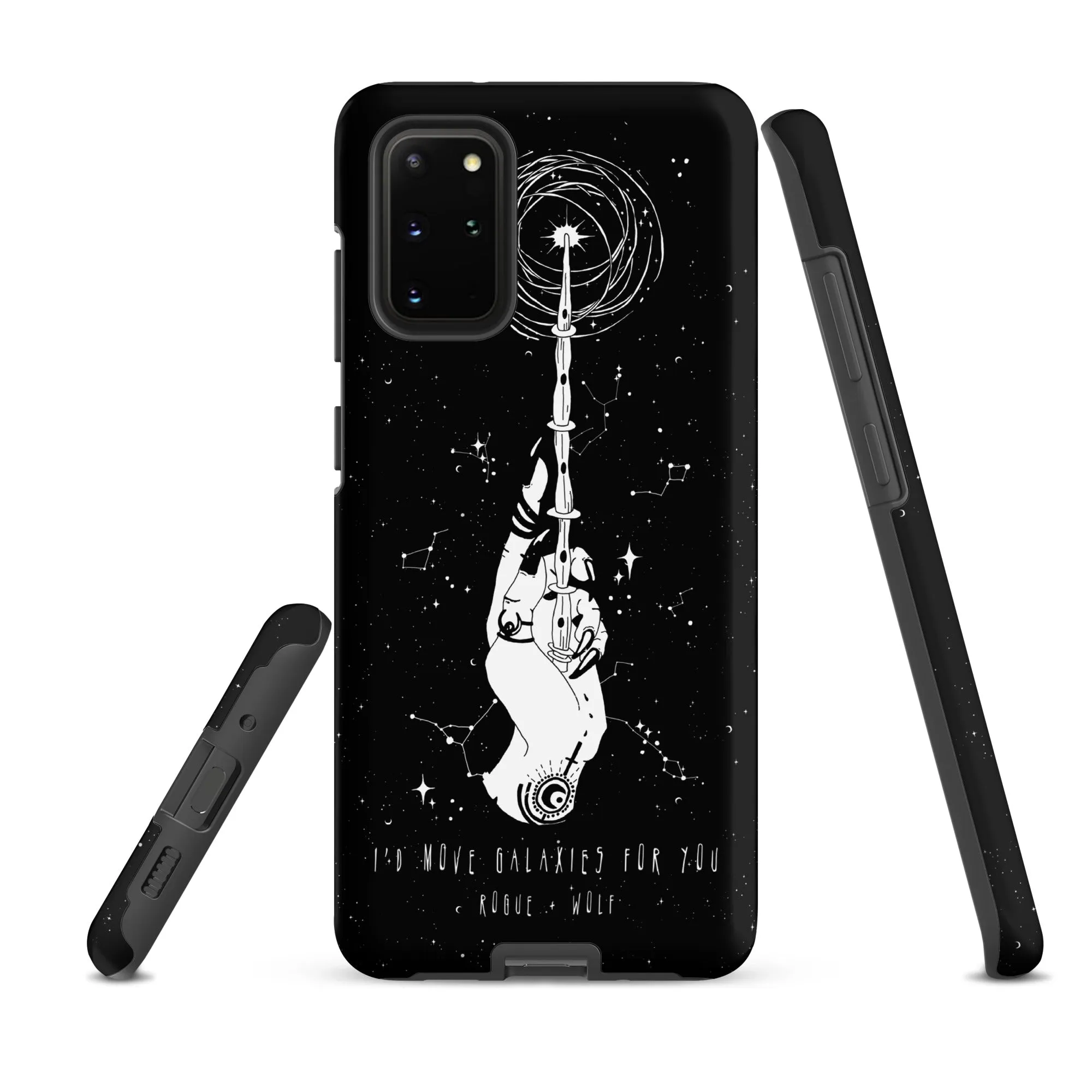 Cosmic Devotion Tough Phone Case for Samsung - Shockproof Witchy Phone Cover Anti-scratch Goth Cell Phone Case Cool Gothic gifts