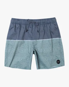 County Elastic Waist 17 Boardshorts - Moody Blue