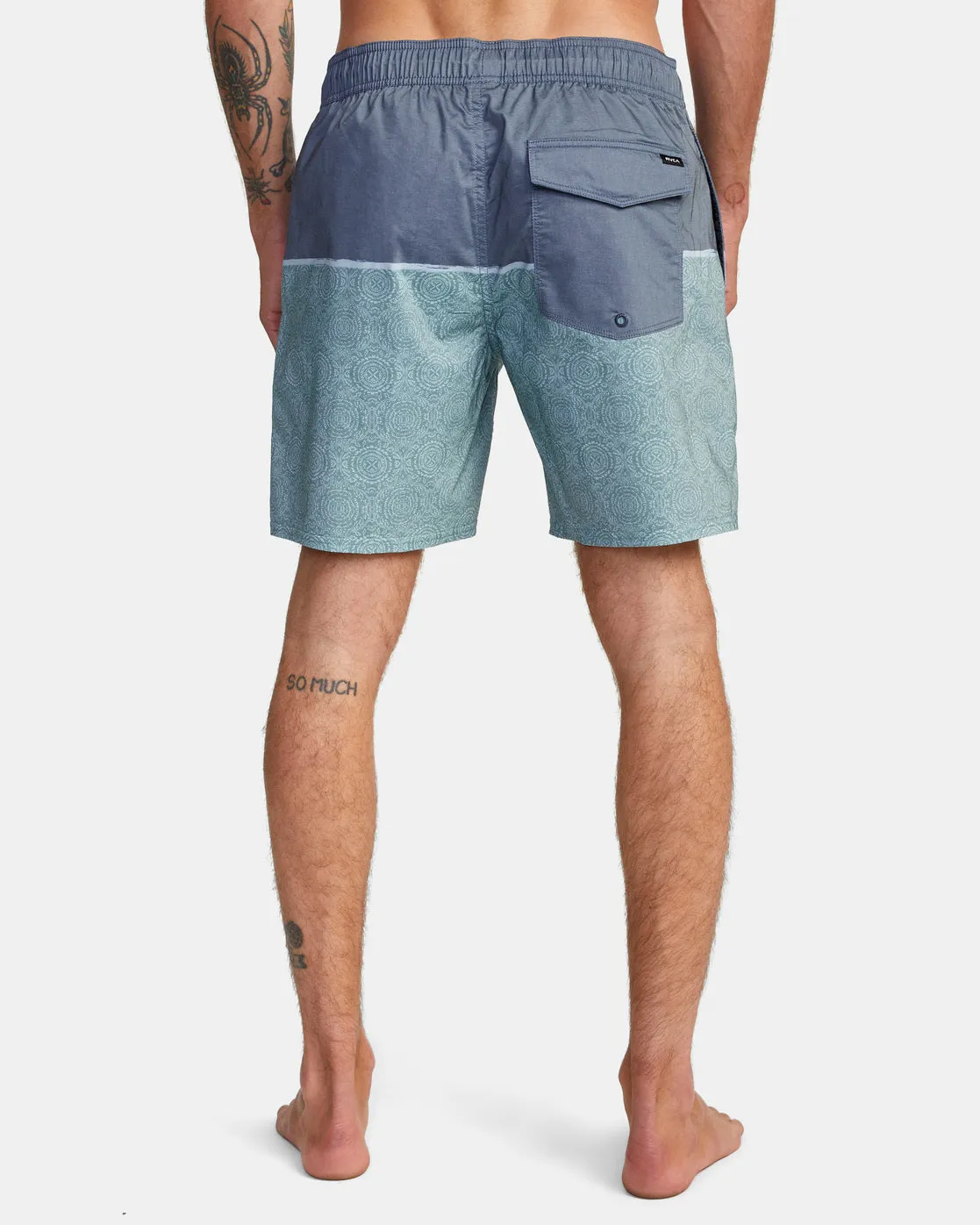 County Elastic Waist 17 Boardshorts - Moody Blue