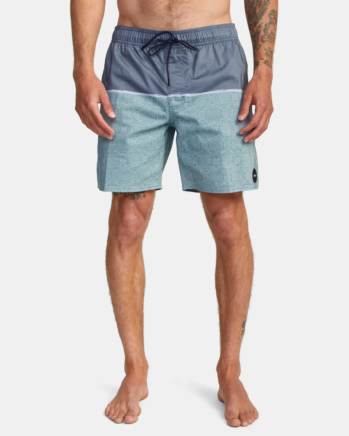 County Elastic Waist 17 Boardshorts - Moody Blue