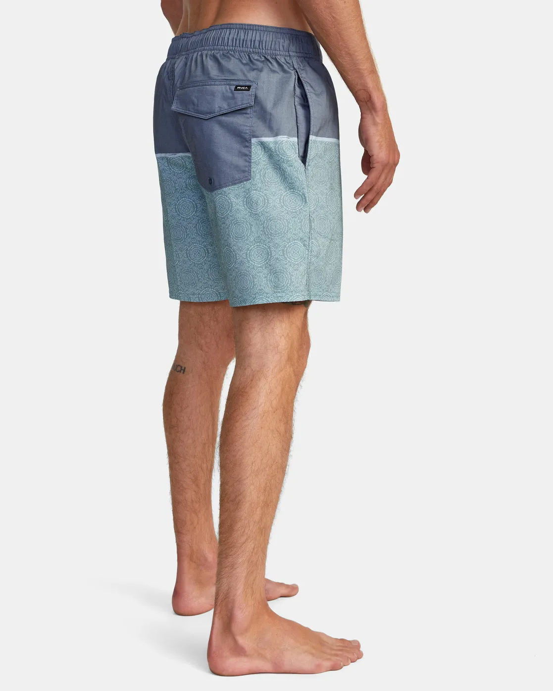 County Elastic Waist 17 Boardshorts - Moody Blue