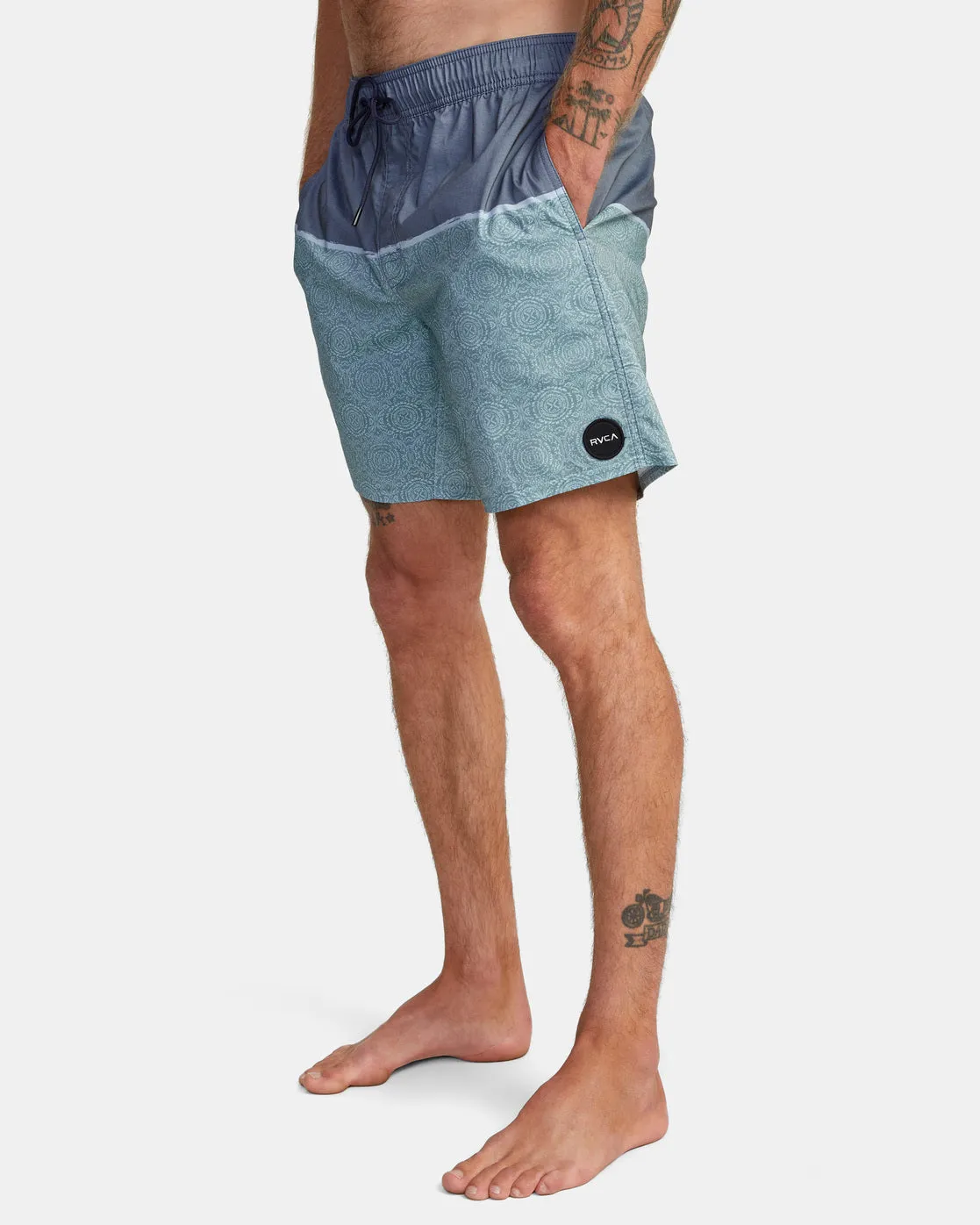 County Elastic Waist 17 Boardshorts - Moody Blue