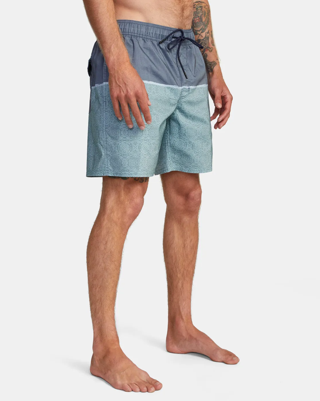 County Elastic Waist 17 Boardshorts - Moody Blue