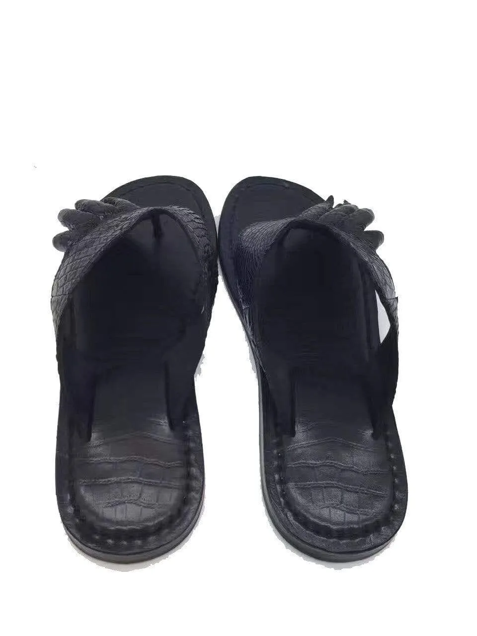 Crocodile Shoes Genuine  Crocodile Leather  Mens Slipper