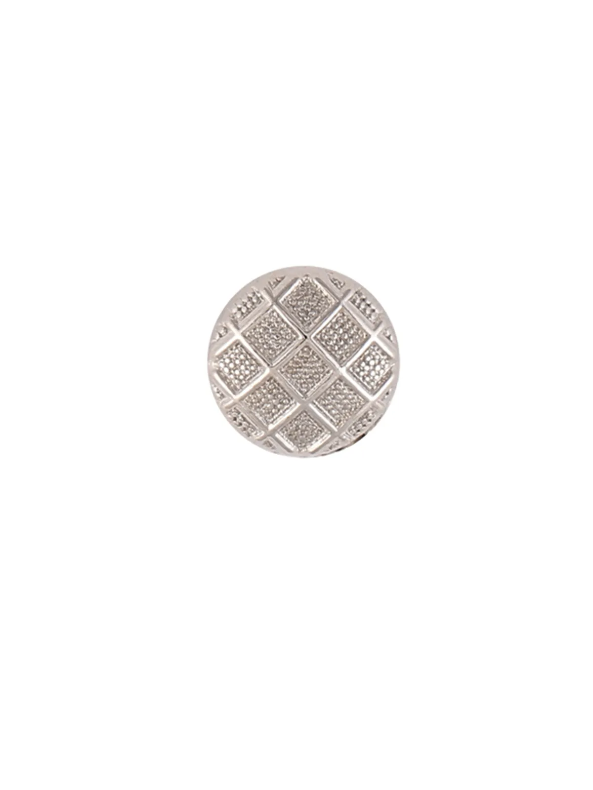 Engraved Design Round Shape Metal Button