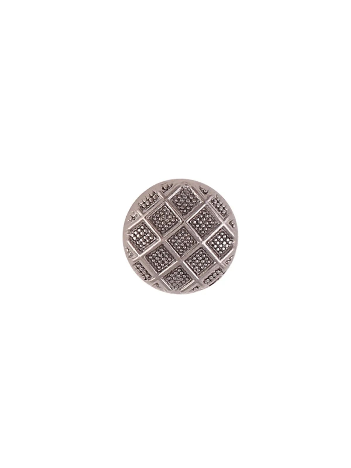 Engraved Design Round Shape Metal Button