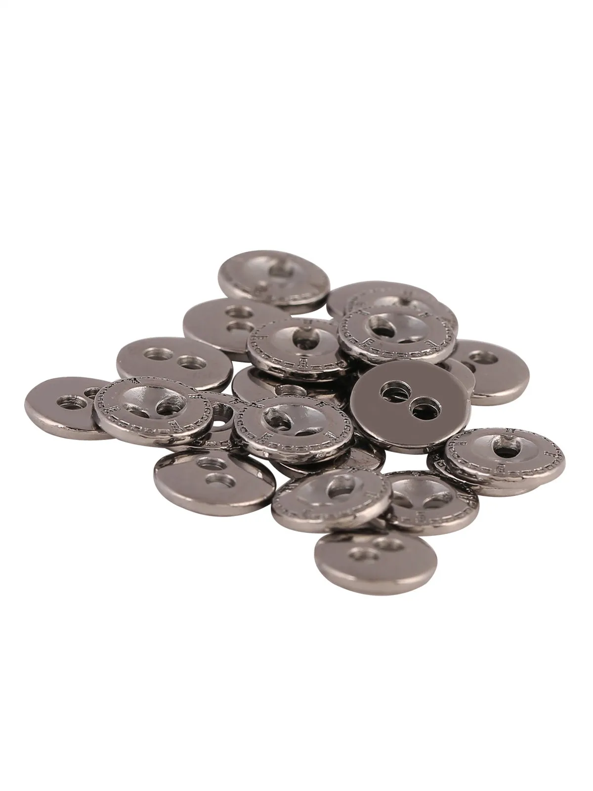 Engraved Rim 2-Hole Round Shape Shirt/Kurta Buttons