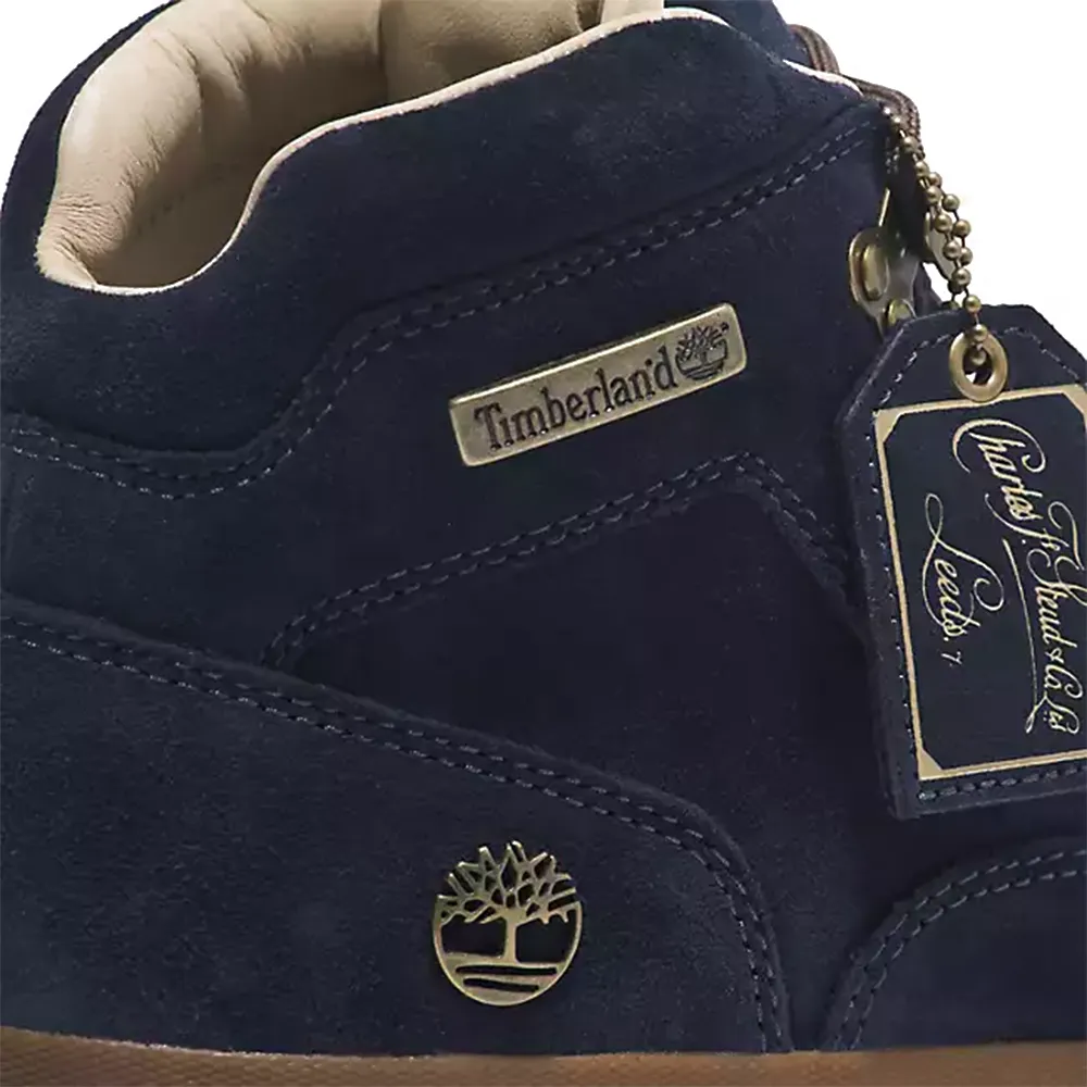 Euro Hiker Mid Lace Up Boot 'Dark Blue Suede'