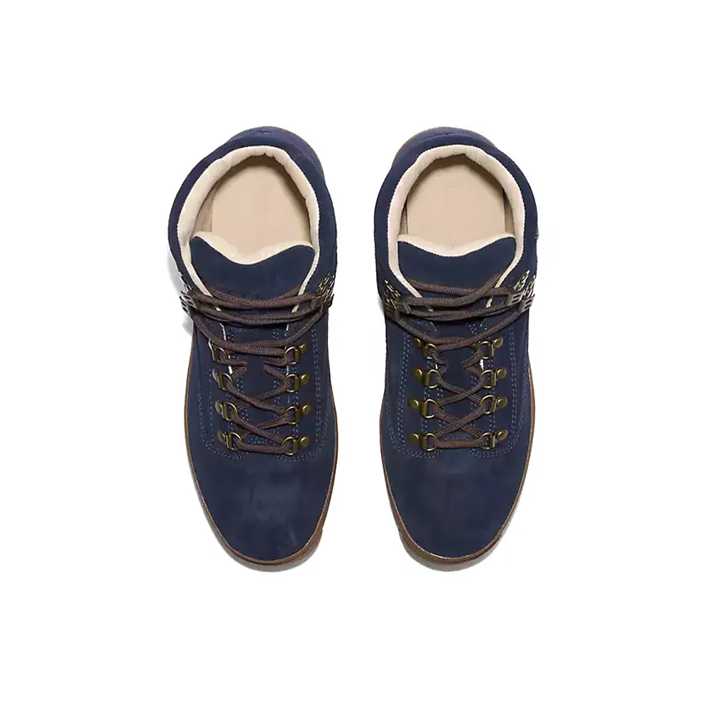 Euro Hiker Mid Lace Up Boot 'Dark Blue Suede'