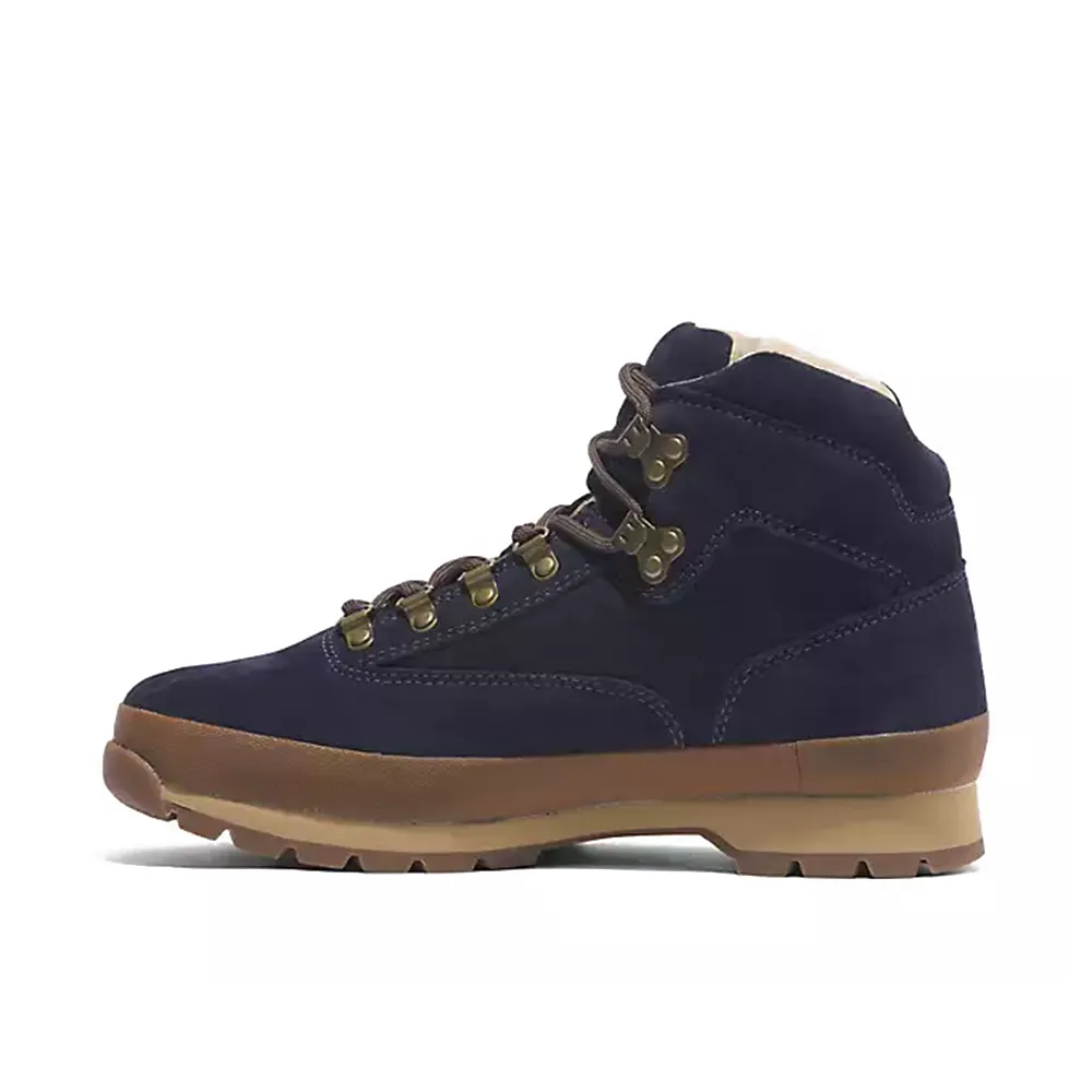 Euro Hiker Mid Lace Up Boot 'Dark Blue Suede'