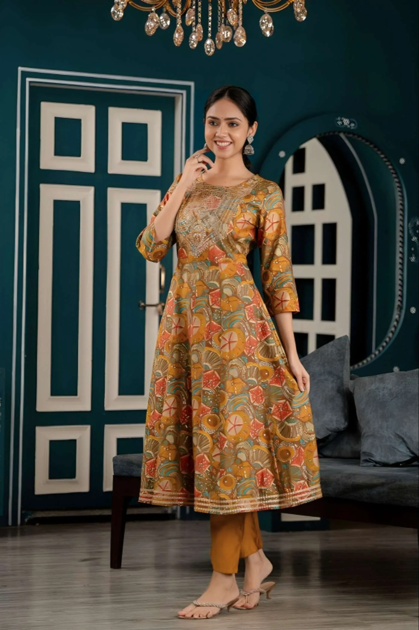 Festive Delight Kurta Set with Dupatta