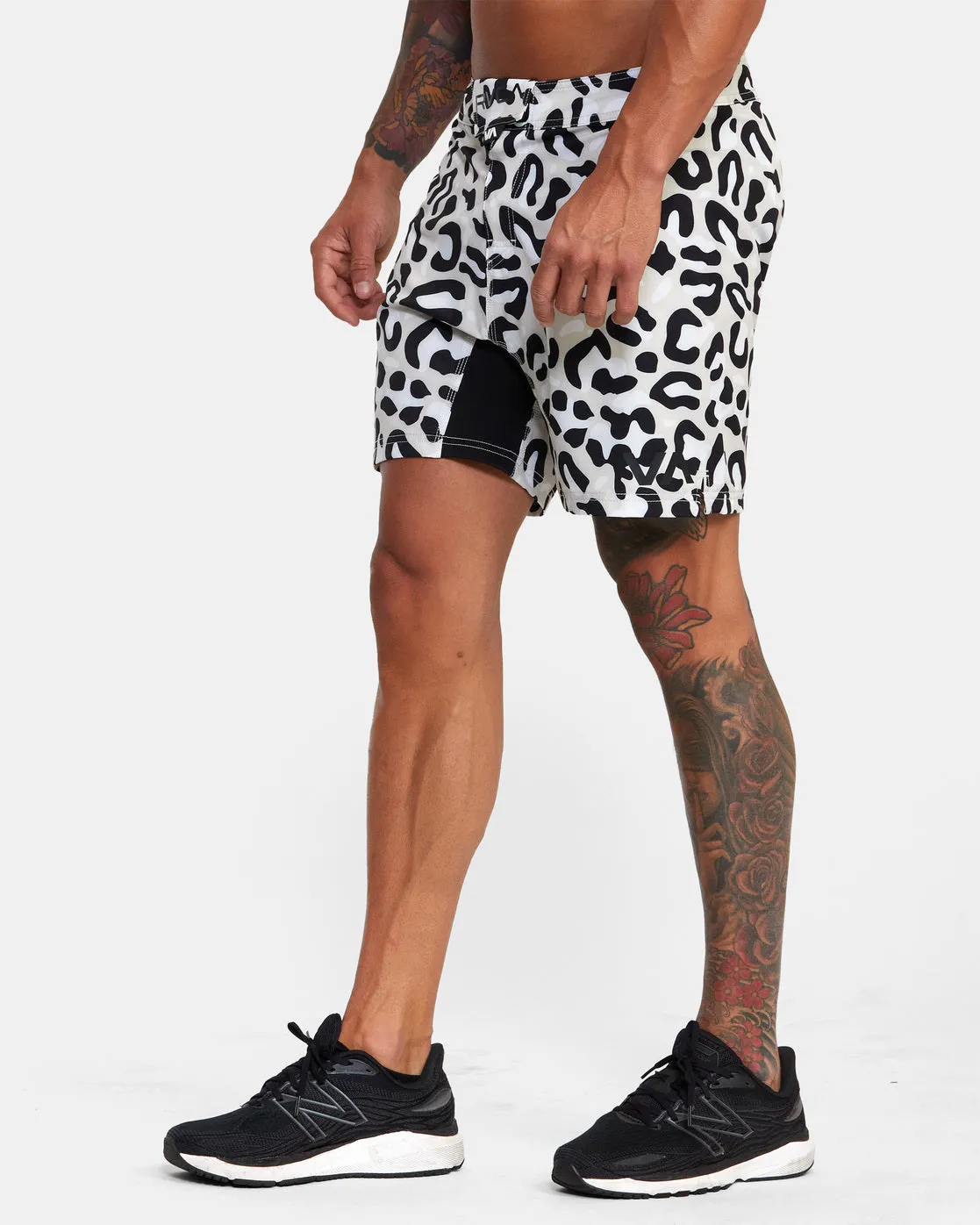 Fight 15 Scrapper Shorts - Animal Silver Bleach