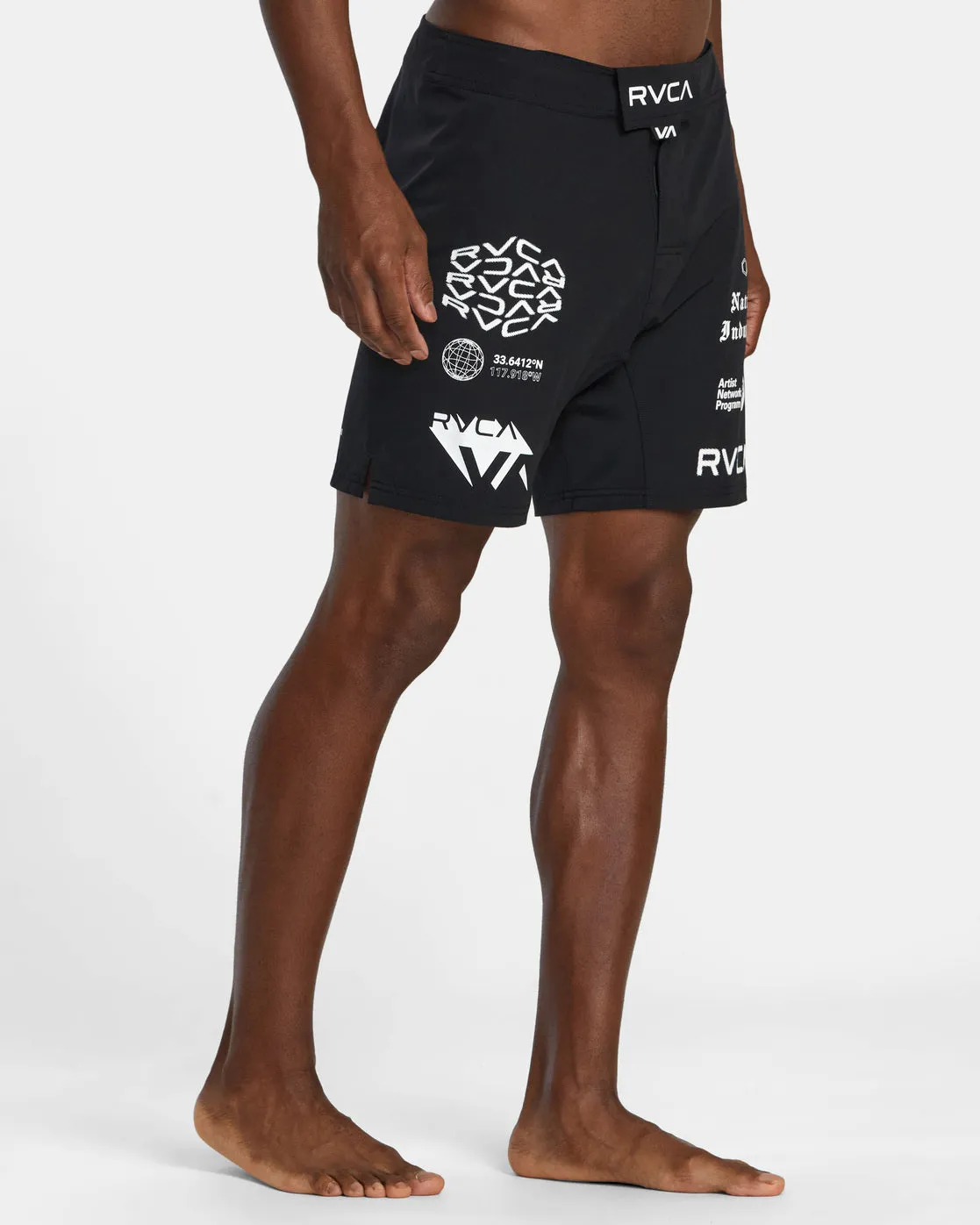 Fight 15 Scrapper Shorts - Black All Brand 2