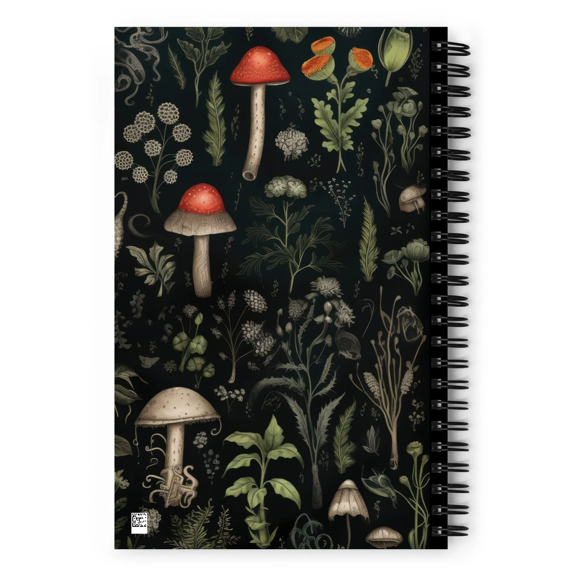 Foraging Spiral Notebook - Gothic Dark Academia Journal Uni & College Essentials - Gothic Stationery Journal for Home Office School