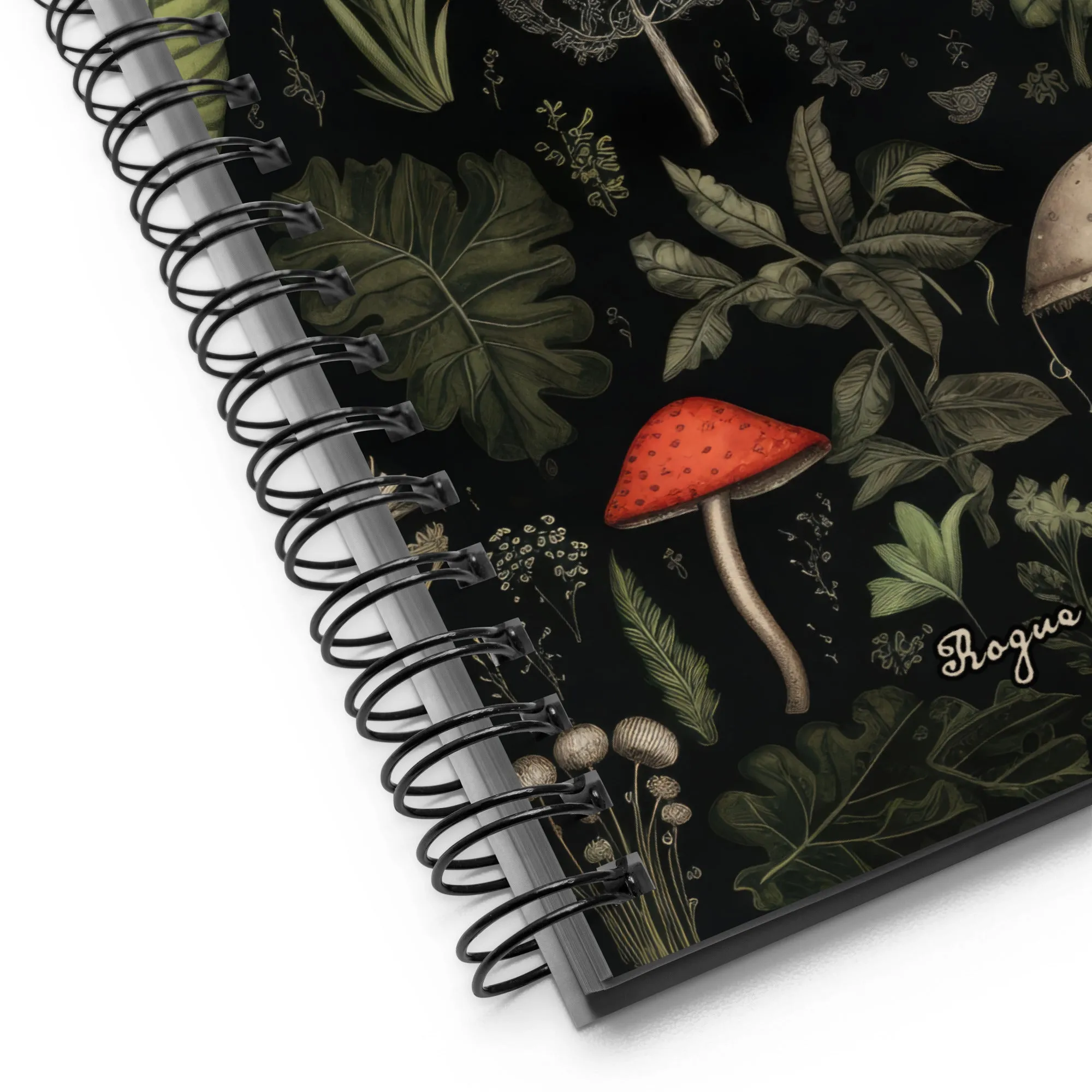 Foraging Spiral Notebook - Gothic Dark Academia Journal Uni & College Essentials - Gothic Stationery Journal for Home Office School