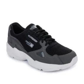 Force 10 By Liberty RUNNER-1E Mens Grey Sports Lacing Running Shoes