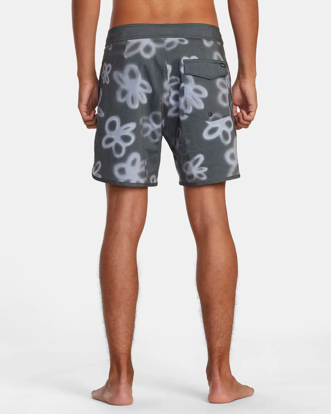 Freeport 16 Boardshorts - Black Daisy