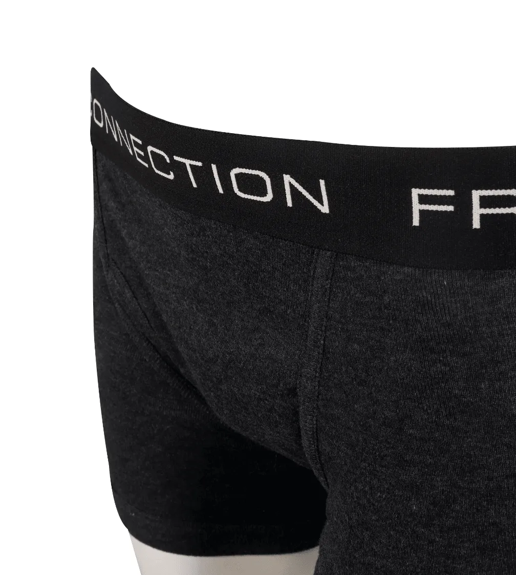 French Connection Men's Boxer Brief Single Pack Charcoal Grey (S32)