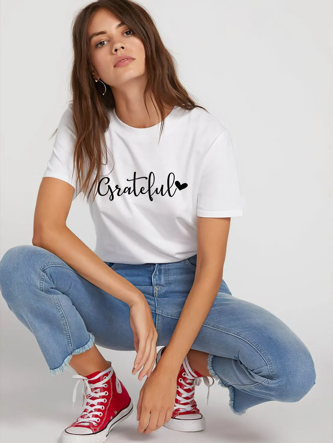 Grateful Printed T-Shirt